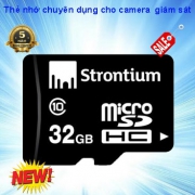 Thẻ nhớ MicroSD classs 10 Strontium 32GB chuyên dụng cho camera giám sát